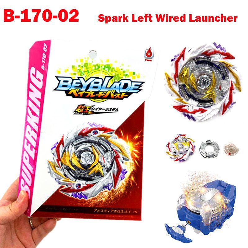 Superking Beyblade Burst B170 02 Abyss Diabolos 5 Fusion 1s Spark Launcher
