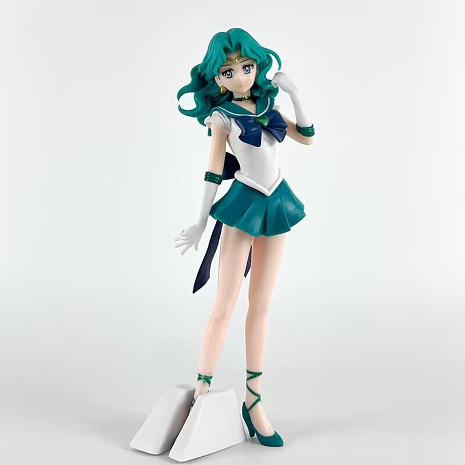 23cm Anime Sailor Moon Meiou Setsuna Figure GLITTER&GLAMOURS Kaiou Michiru Tenoh Haruka Tomoe aru Action Figurine Toy Gift