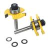 8-Shank Three-Tooth T-Type Tungsten Steel Mortise & Floor Woodworking Milling Cutter