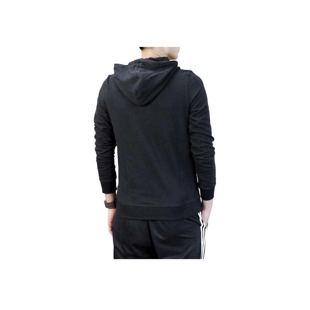 Adidas Sports Hooded Casual Comfortable Knit Pullover American Sweatshirt Men Sweatshirt Black CW2471