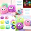 Colorful Alien Jellyfish Light Up Led Squeeze Toy For Stress Relief And Motor Skills