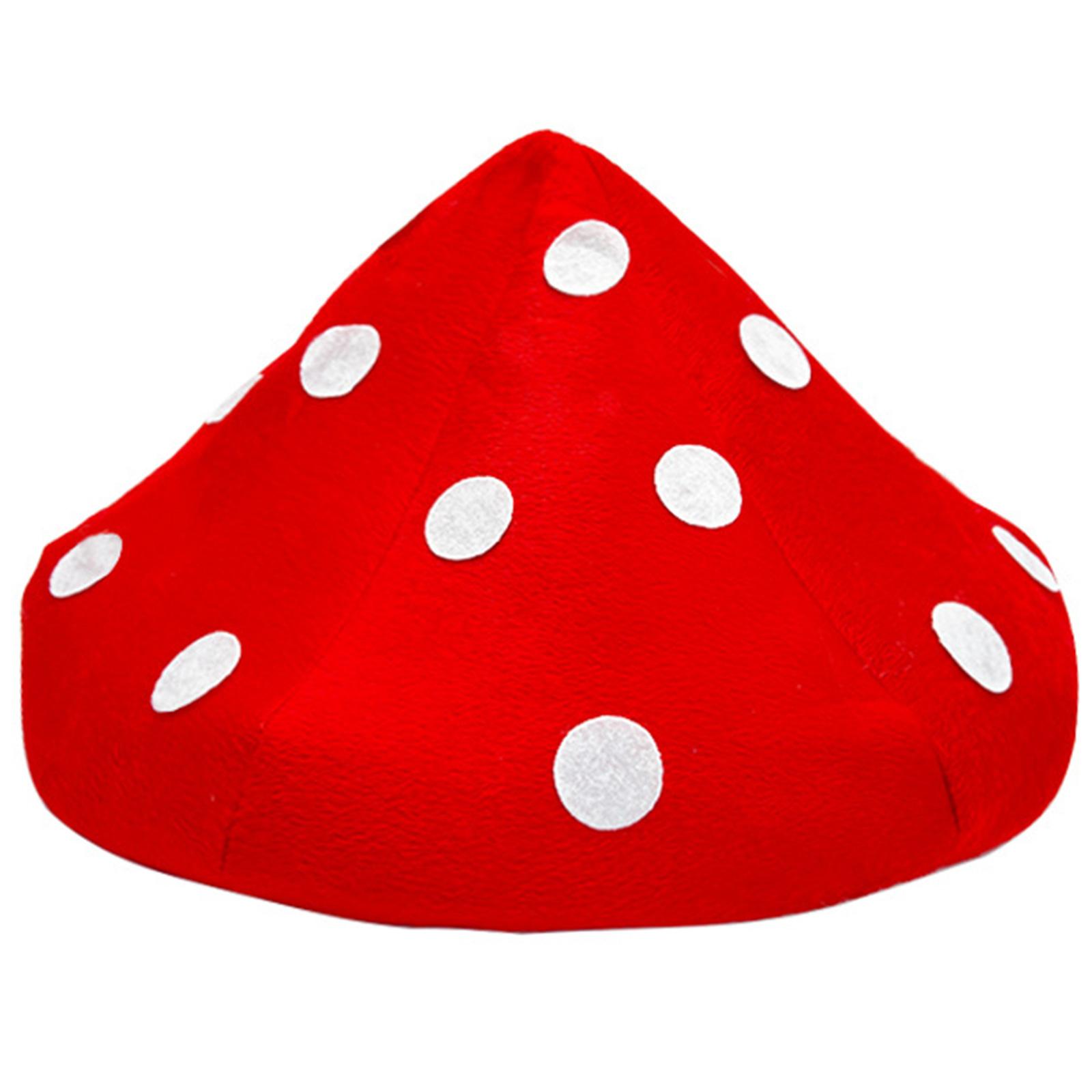 

Trendy Soft Velvet Mushrooms Hat with Polkas Dots Vintage Hat for Men and Women for Skiing, Hiking, and Everyday Styles