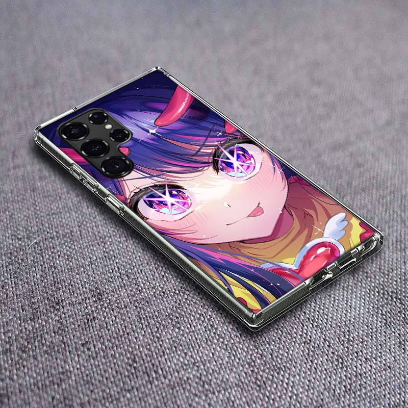

H-Hoshino Ai Phone Case For Samsung Galaxy S24 S23 S21 S20 FE S22 S26 Ultra S25 Edge S10 Plus Cover Clear TPU Capa Shell Coque S Samsung S20 FE