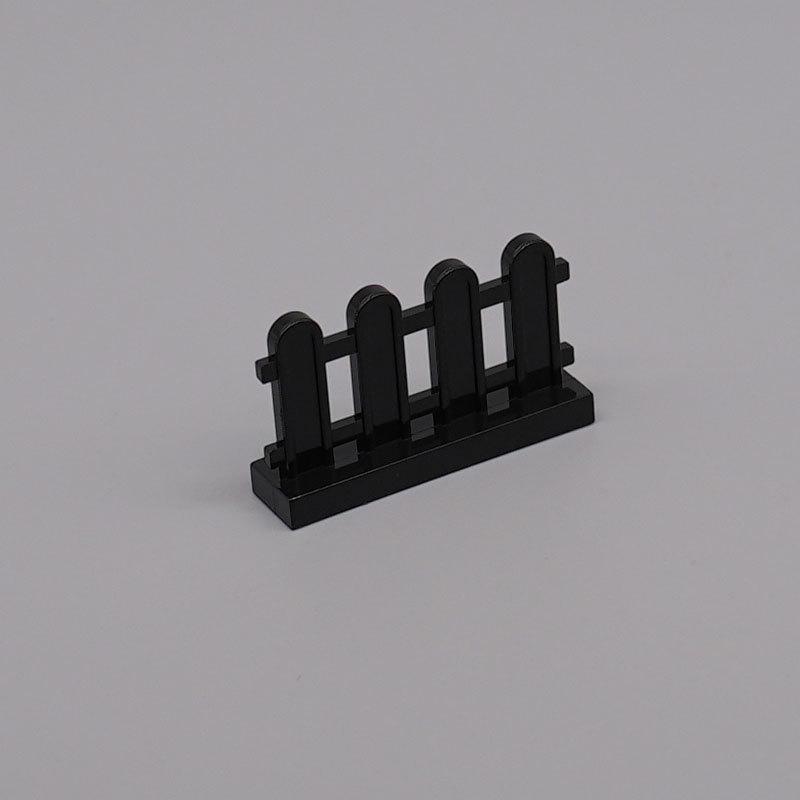 Domestic Small Particle Building Blocks Toy - 1x4x2 Fence Guardrail Barrier, 0.1kg Compatible with 33303 Loose Parts