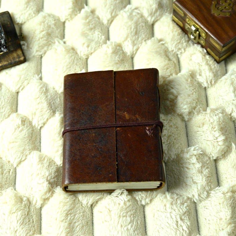 Leather Journal Set of 2 – Handmade Vintage Notebooks | Rustic Travel Journal Gift for Writers & Artists.
