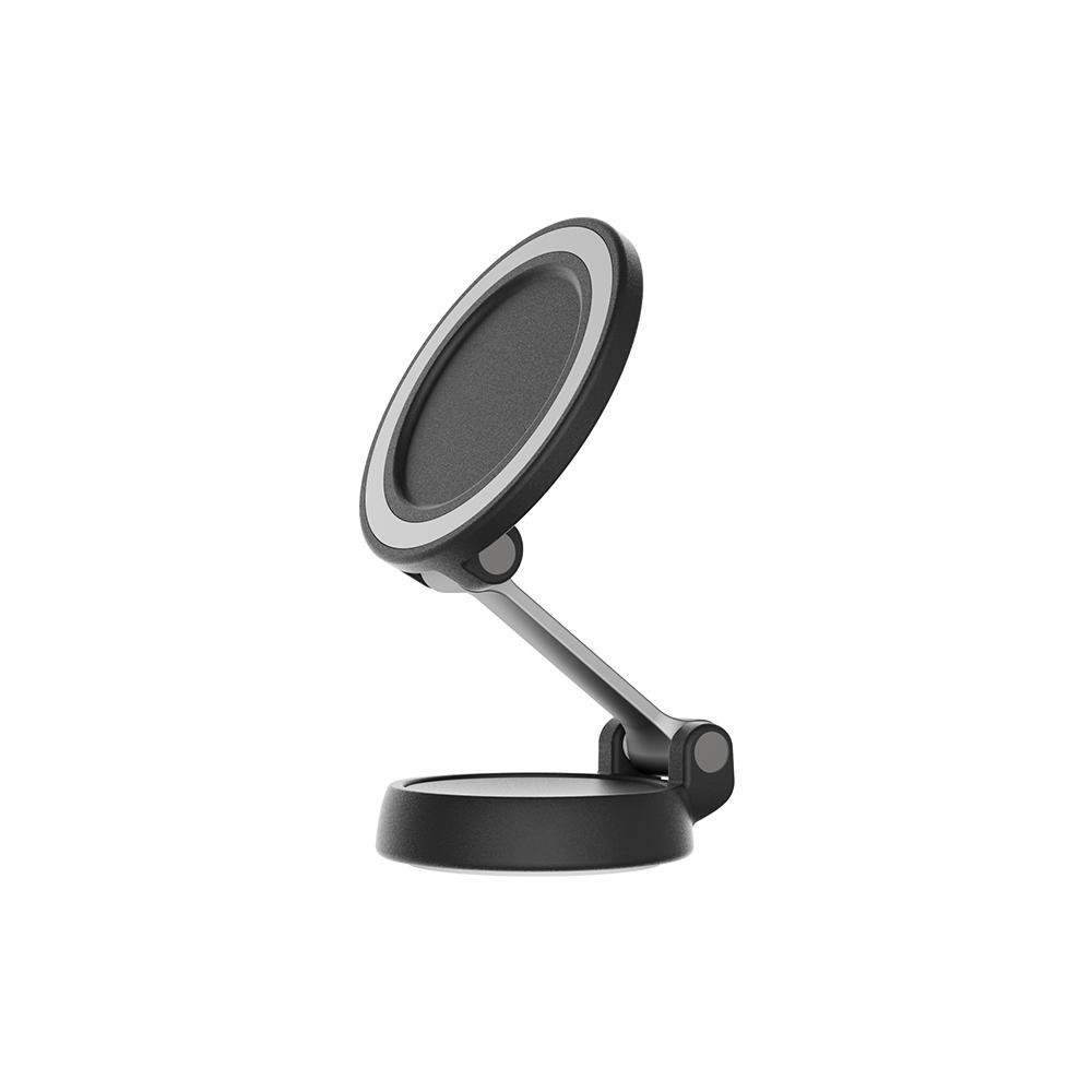 Mini Portable Car Phone Holder Small Folding Mobile Phone Bracket Magnetic Phone Stand