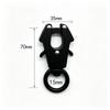 Dog Leash Locking Clasp 360° Swivel Frog Clip Tangle-Free Quick Release Hook for Pet Training Outdoor Activities