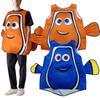 Dospělý houbový overal Zvířecí cosplay Kostým klauna ryby Nema Anime Nemo a Dory Kostým klauna Ryba Cosplay Vtipný kostým pro ženy muže