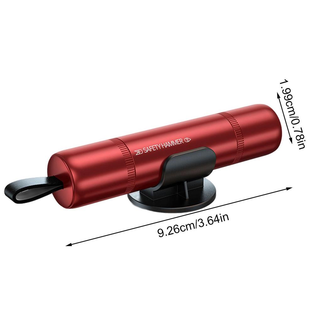 2 in 1 Car Safety Hammer Emergency Glass Breaker Seat Belt Cutter High Hardness Tungsten Steel Rescue Tool Auto Accessories