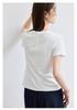 Summer "3-second instant cool" customized silver logo solid color simple and versatile loose multi-color short sleeved T-shirt