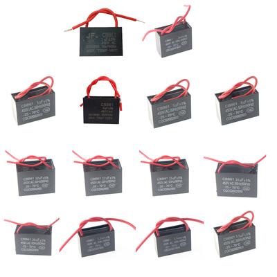 CBB61 Startkondensator 220V 1/1.2/1.5/2/3/3.5/4/5/8/10/12/15/16/20UF Kondensator Ventilator Deckenabluftmotor Betriebskondensator