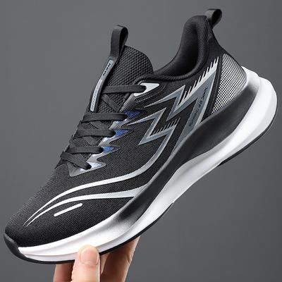 Men's Casual Shoes Shock-proof Comfortable Outdoor Running Fitness Training Fashion Sports Shoes Mesh Shoes