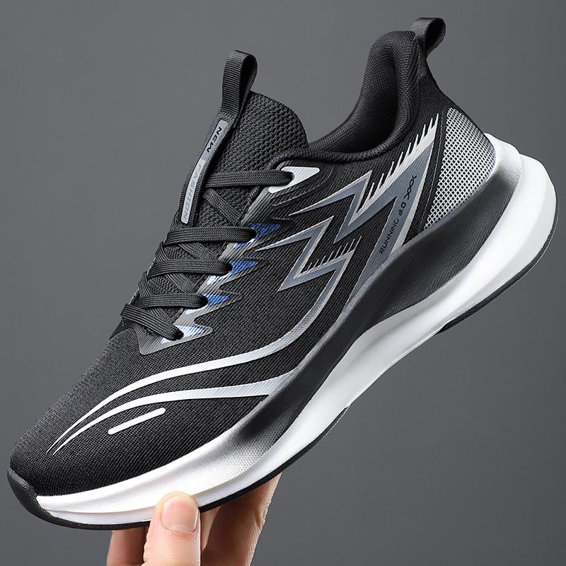 2024 Hot selling men's casual shoes shock-proof comfortable outdoor running fitness training fashion sports shoes mesh shoes