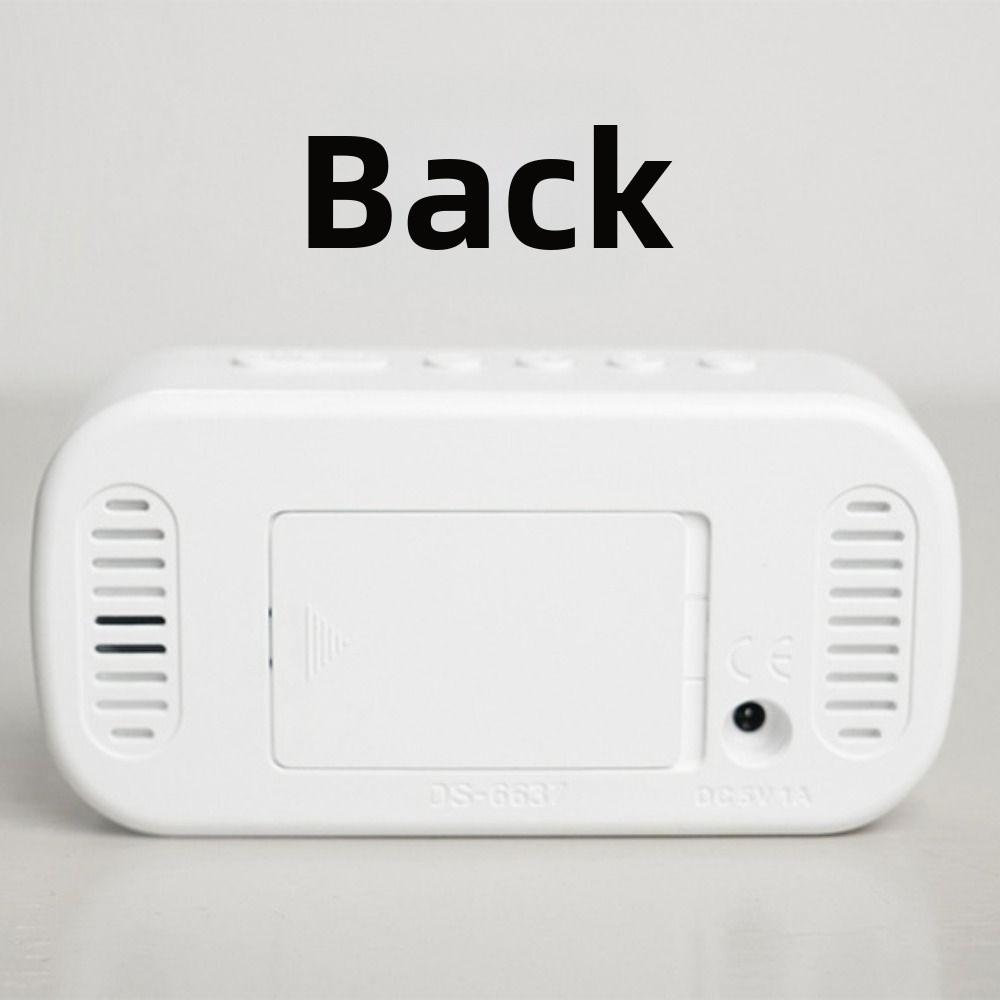 Temperature Display Electronic Table Clock Quiet LED Digital Clock Creative Sleep Timer  Bedroom