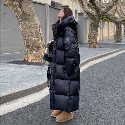 Cotton-padded Jacket Women's Winter New Long Over-the-knee Cotton-padded Coat Thickened Loose Cotton-padded Jacket