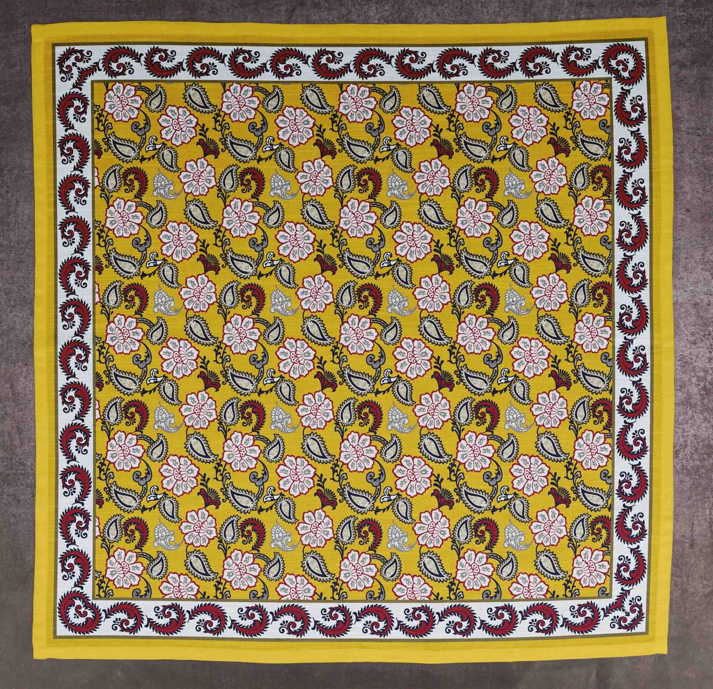 Vargottam Luxury Collection Dinner Table Linen Decor Cotton Napkin Printed Fabric Reusable Napkins Set Of 12, 20   X 20   - Watercolor