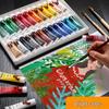 Acrylic Hand-Painted Waterproof Graffiti Shoe & Wall Paint Set - Fade-Resistant Textile Design by Bingxi