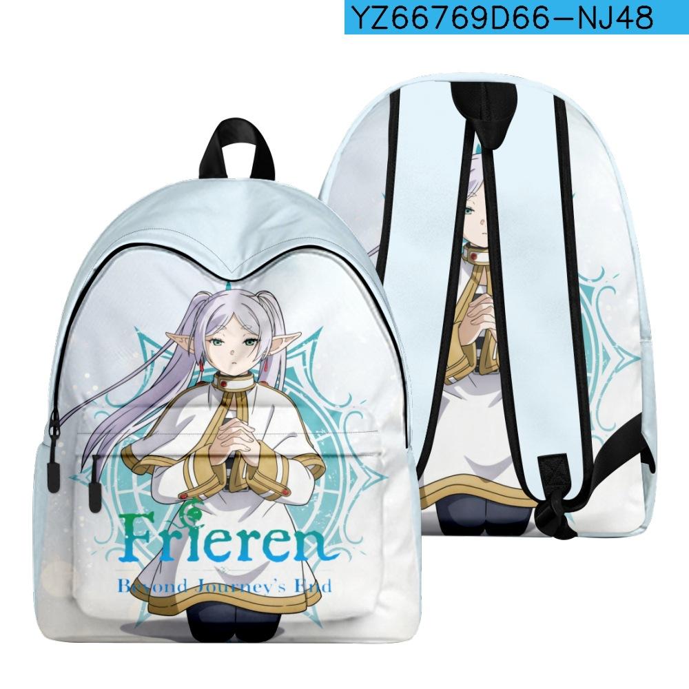 Klassiek Populair Frieren student Schooltas Notitieboek Rugzakken 3D Print Oxford Waterdicht Jongens/Meisjes Casual Reisrugzakken