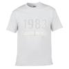 1983 Limited Edition Distressed Vintage Loose Vintage Distressed Washed Casual Tee