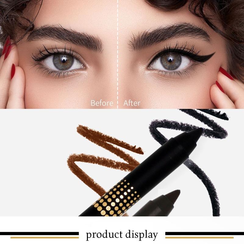 Wasserdichter, nicht verschmierender wasserdichter Eyeliner, schnell trocknender, permanenter Eyeliner für Damen, Make-up-Werkzeug