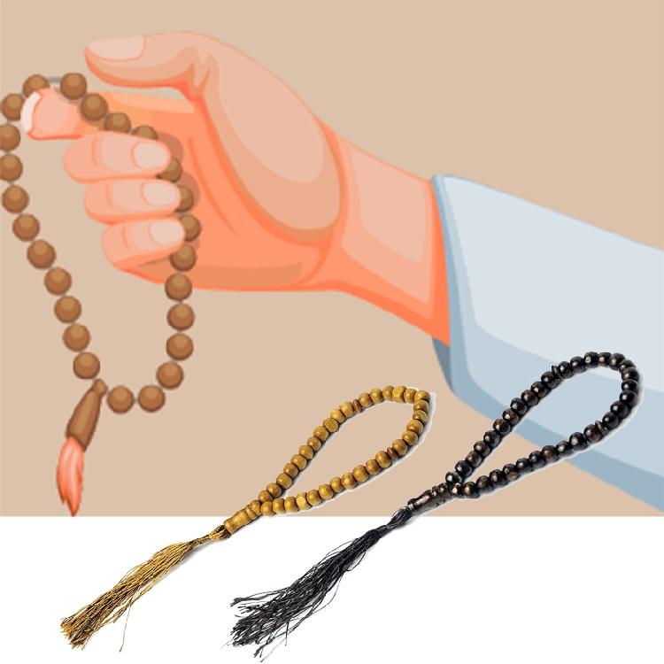 Authentic Indonesian Beads Counter 8mm Wooden Beads Religious Jewelry for Crafts