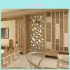 Luxurious Set Of 12 Mirror Vinyl Wall Stickers For Unique Home Decor And Art