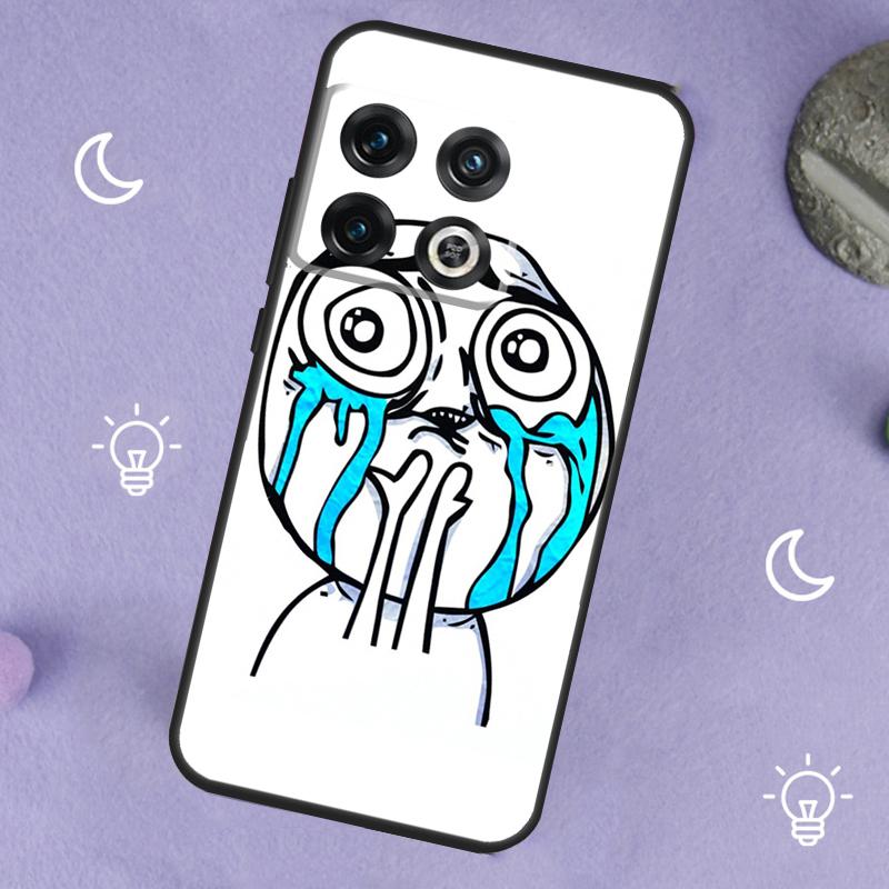 

Troll Face Meme For OnePlus 13T 13R 12R 10R 10T 8T 11 12 13 15 Case For OnePlus Nord 5 CE 2 3 4 Lite N20 N30 OnePlus Nord N20