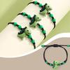 Colorful Resin Dinosaur Bracelet Handcrafted Adjustable For Children Adults Includes Message Card