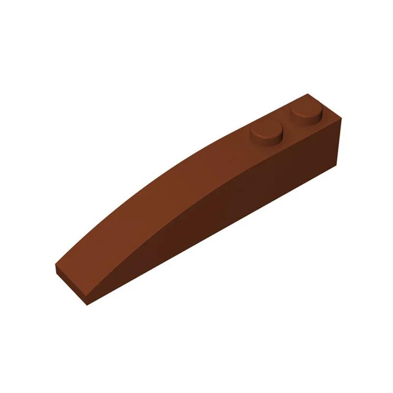100pcs 42022 Curved 6 X 1 Slope Bricks Collections Bulk Modular GBC For Technical MOC DIY Building Blocks Compatible Toys