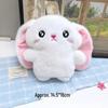 Cartoon Animal Plush Keychain - Rabbit, Bear, Piglet Dolls with Squeaker