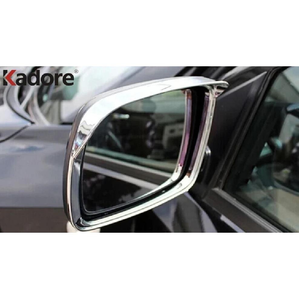 Rearview Mirror Cover Trim For Dodge Journey Fiat Freemont 2013- Chrome Car Side Mirrors Rain Sun Visor Guard Accessories