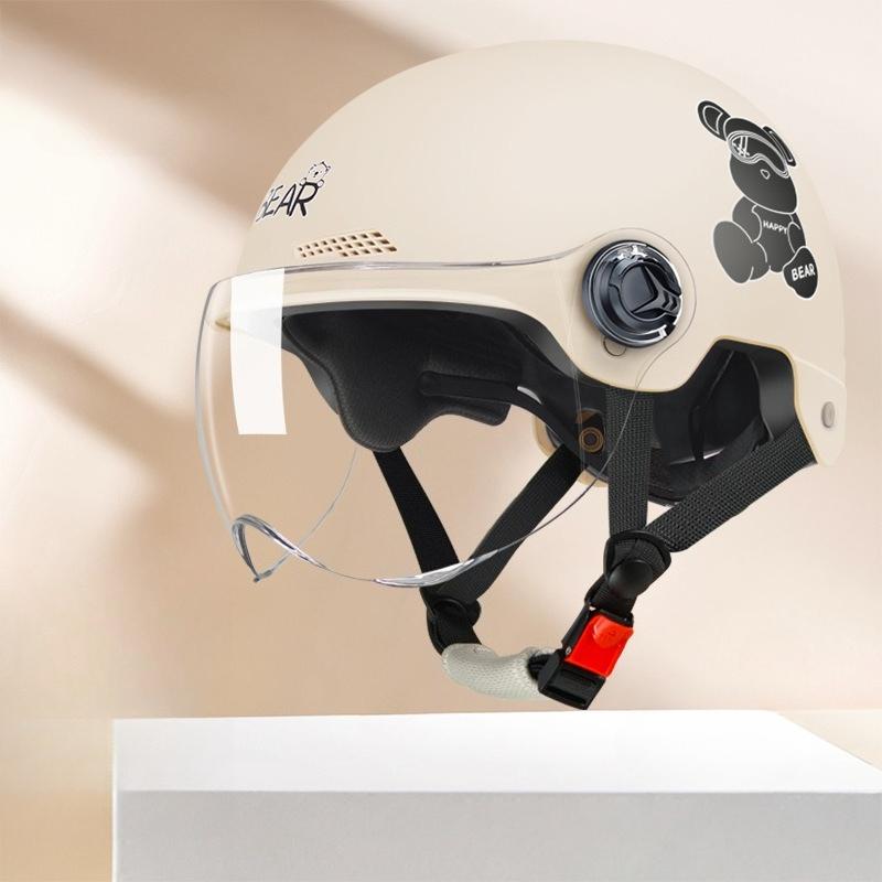 Electric Vehicle Four-season Helmet Motorcycle Helmet Summer Sun Protection Women's Helmet Men's Electric Vehicle Half Helmet