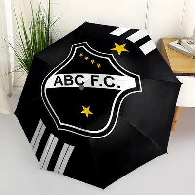 ABC FC, Badge Automatic Opening and Closing, 8 Rib Structure Portable Umbrella, Suitable for Men and Women In All Seasons Perfect Gift for