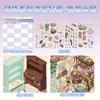 Code goods series Kawaii 3D Landscaping Stickers Cartoon Miniature Scene Visual Stacking Stickers Hand Account Gift