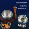 304 Stainless Steel Slanted Serving Bowl