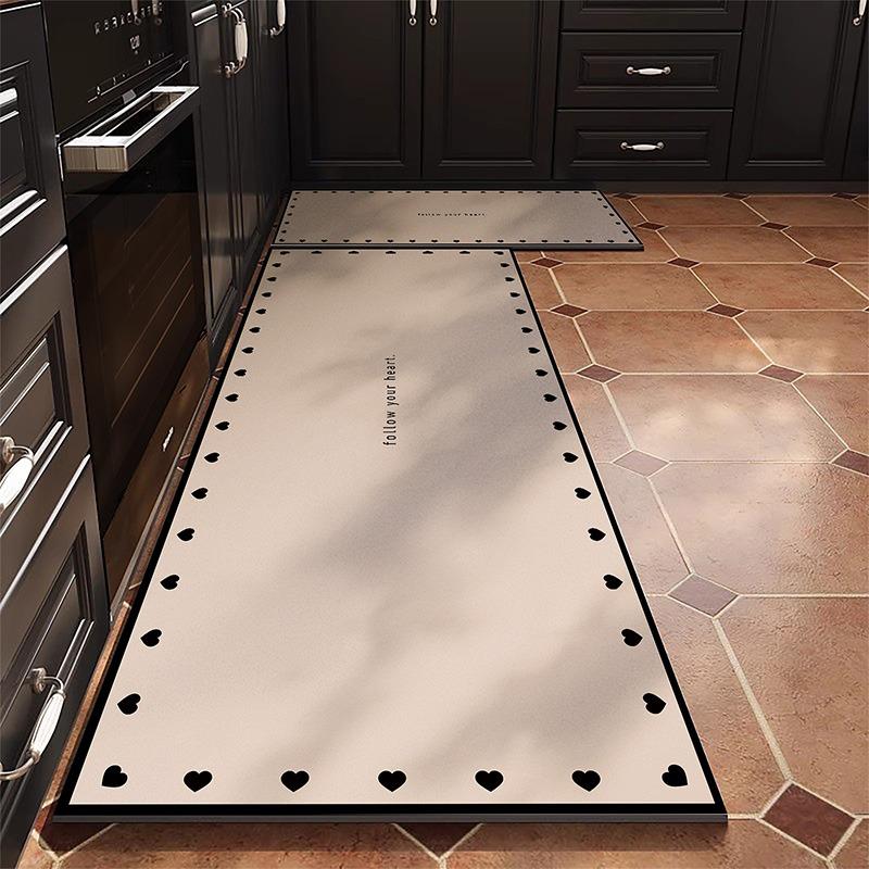 Kitchen Floor Mat Anti-slip Washable Carpet Absorbent Soft Diatom Mud Rug Long Size Foot Mats Home Decoration Alfombra