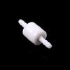 1PC White 4/6/8/10/12mm Plastic One Way Inline Check Valve Fuel Gas Liquid Water Suitable for water petrol diesel oils