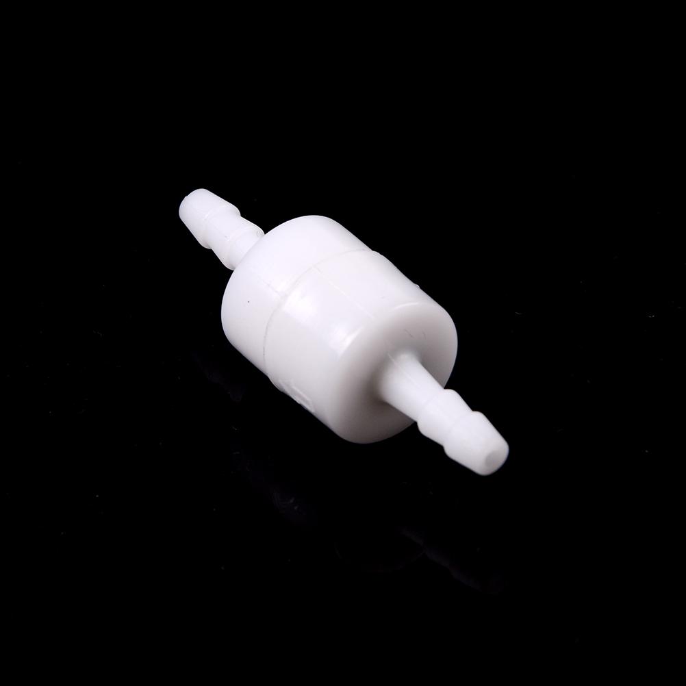 1PC White 4/6/8/10/12mm Plastic One Way Inline Check Valve Fuel Gas Liquid Water Suitable for water petrol diesel oils