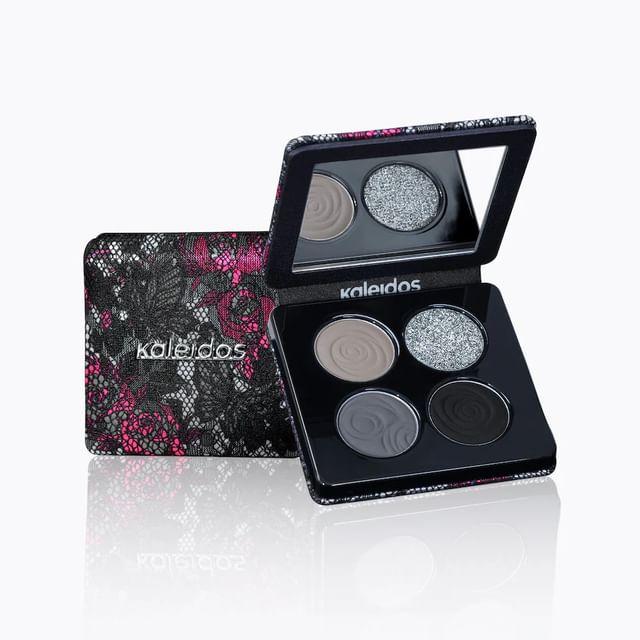 Kaleidos - Smokey Nostalgia Collection 4-Color Eyeshadow Palette - Black Jasmine