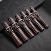 Genuine Leather Wristwatch Band 12mm 14mm 16mm 18mm 20mm 22mm Business Watch Strap Quick Release Watchband with Gold Pin Buckle
