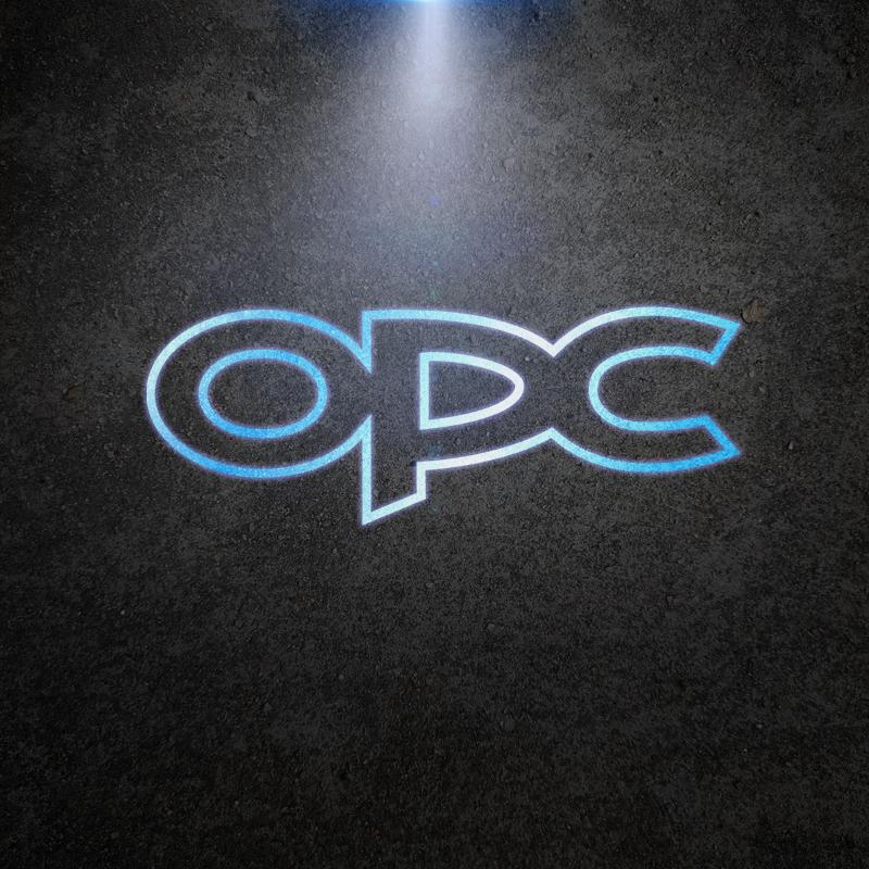 OPC LINE Logo Wireless Courtesy Car Door Projector LED Welcome Lights For Opel Antara Mokka Zafira Astra Corsa Meriva Vectra