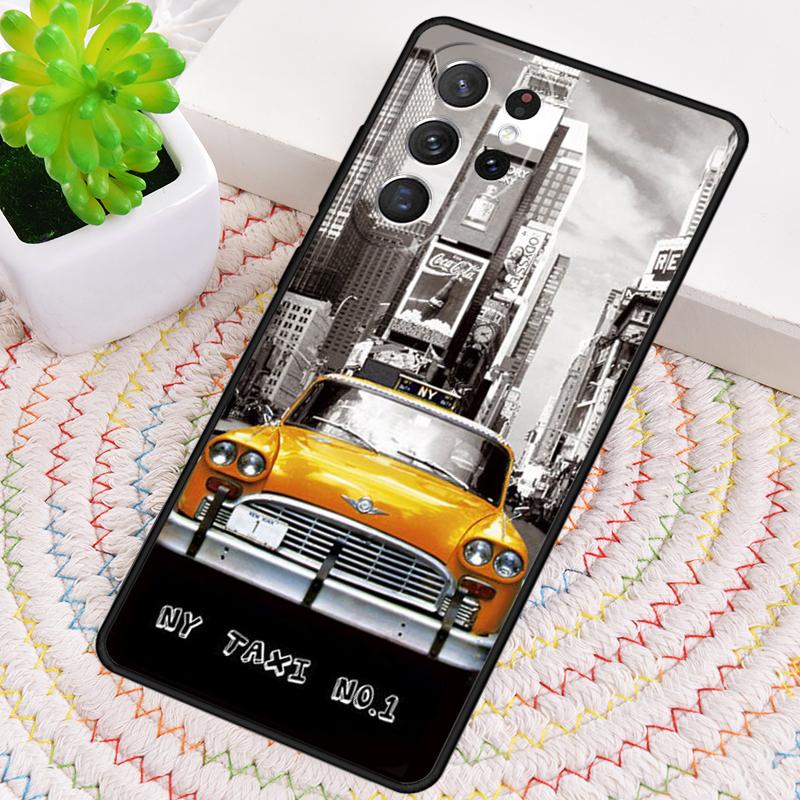 NEW YORK AMERICAN CITY Silicone Phone Case For Samsung Galaxy note 10 pro S26 S25 S24 S23 S22 S21 Plus S25Ultra Capa Cover
