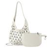 Hollow Underarm Bag for Women with Niche Design 2024 New Hollowed Out Sky Star Commuting Fashionable Rivet Single Shoulder Crossbody Bag