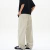 LKTM Unisex Wide-Leg Pure Cotton Stone Wash Casual Pants