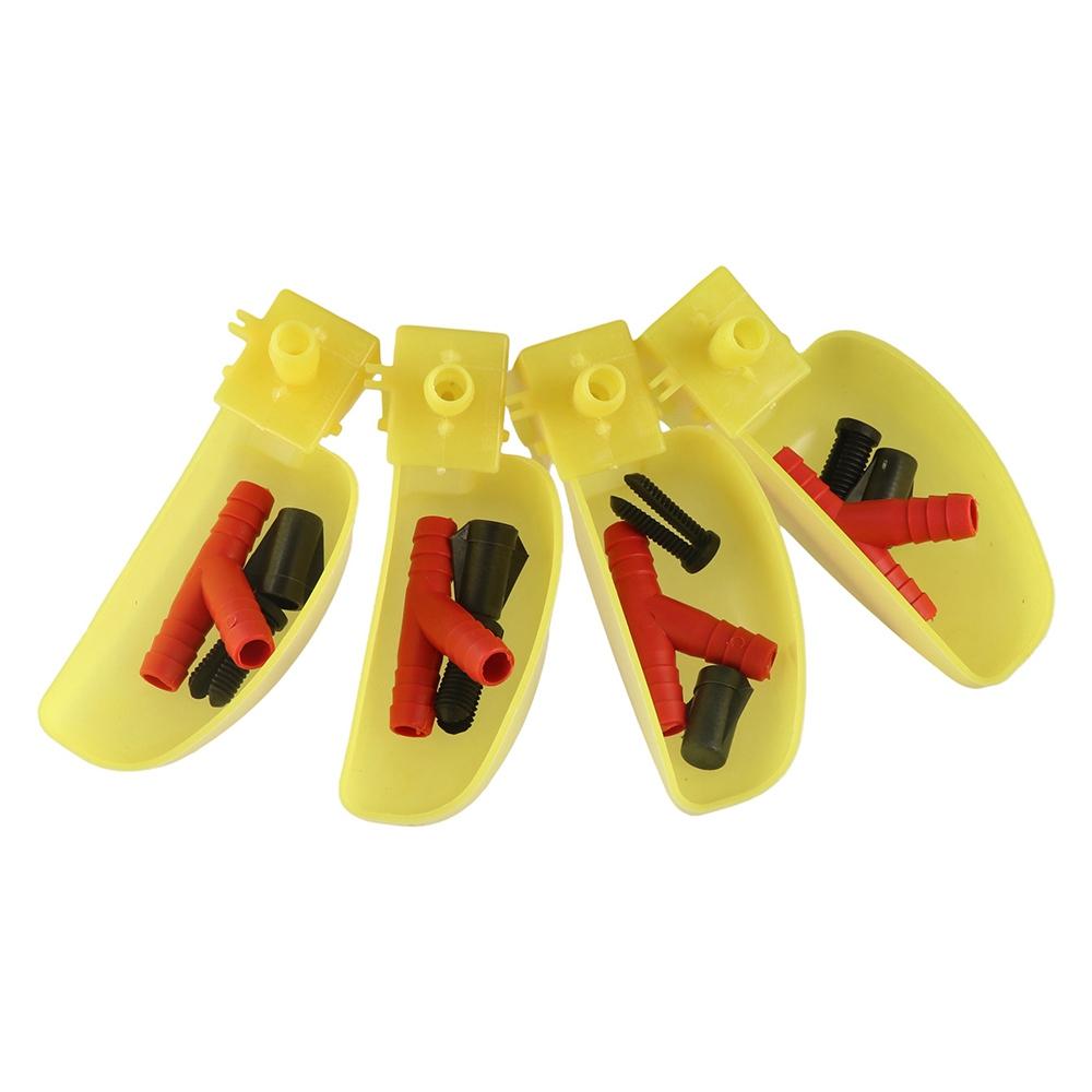12Pcs Automatic Bird Waterer Feeder Suspension Drinking Cup Bowl Quail Drinking Bowl Turkey