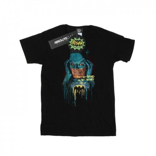 DC Comics Mens Batman TV Series Mind On My Money T-Shirt
