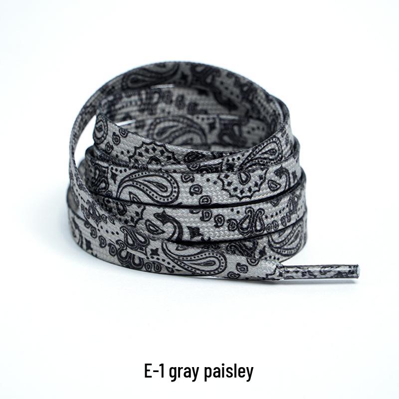 Cashew-Blumen Schnürsenkel für Air Force 1, Canvas-Schuhe und Dunk-Sneaker – Unisex