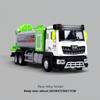 1:40 City Garbage Truck Model Simulation Diecast Water Tanker Sanitation Vehicle Sound and Light Toys for Children Gift