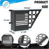 Door Pockets Storage Compatible With 2007-2018 Jeep Wrangler JK JKU 4 Door Metal Side Ert Organizer Box Replace Sagging Net
