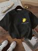 T-shirt La Dolce Vita Divertente Grafica Frutta Limone Strisce Viola Stile Italiano Unisex Harajuku Ampia Manica Corta Top Estivi